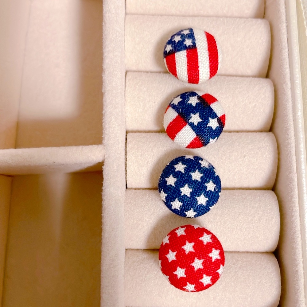 American Flag Earrings